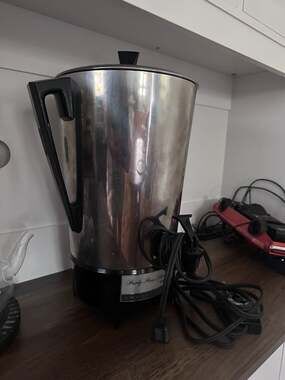Vintage Cory Party Perc Stainless Steel 8-30 Cup Automatic Percolator Coffee Urn